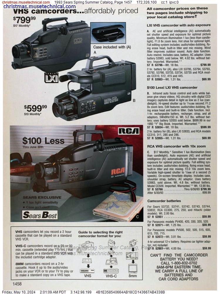 1993 Sears Spring Summer Catalog, Page 1457
