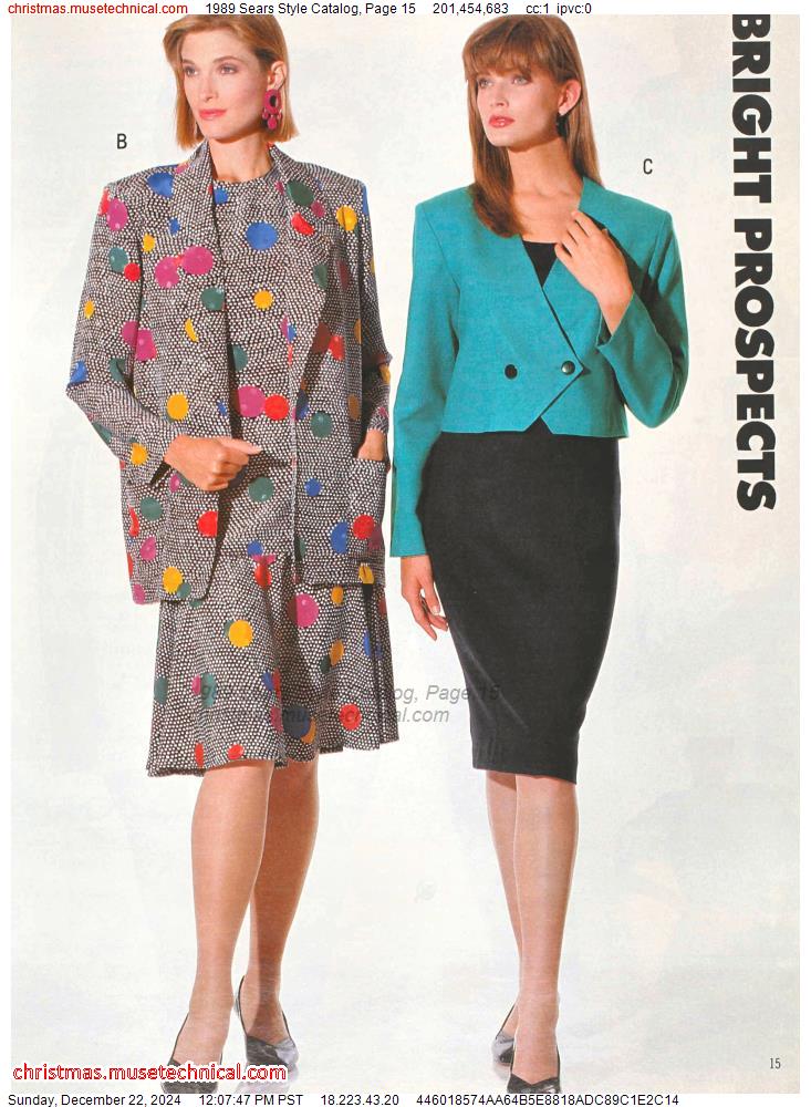 1989 Sears Style Catalog, Page 15