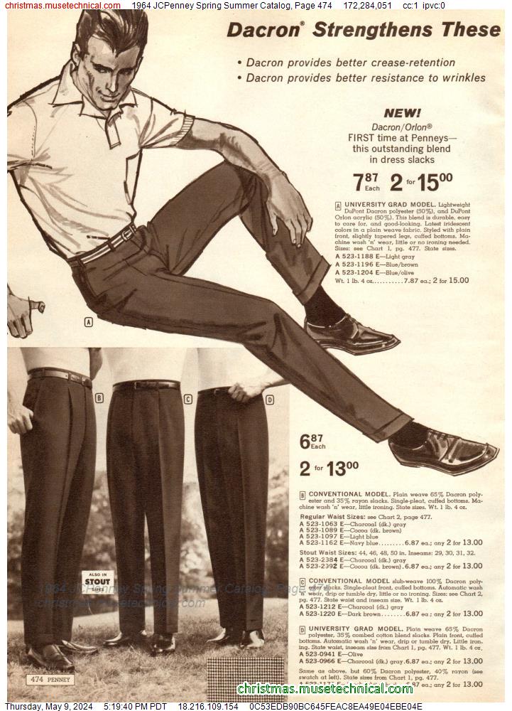 1964 JCPenney Spring Summer Catalog, Page 474