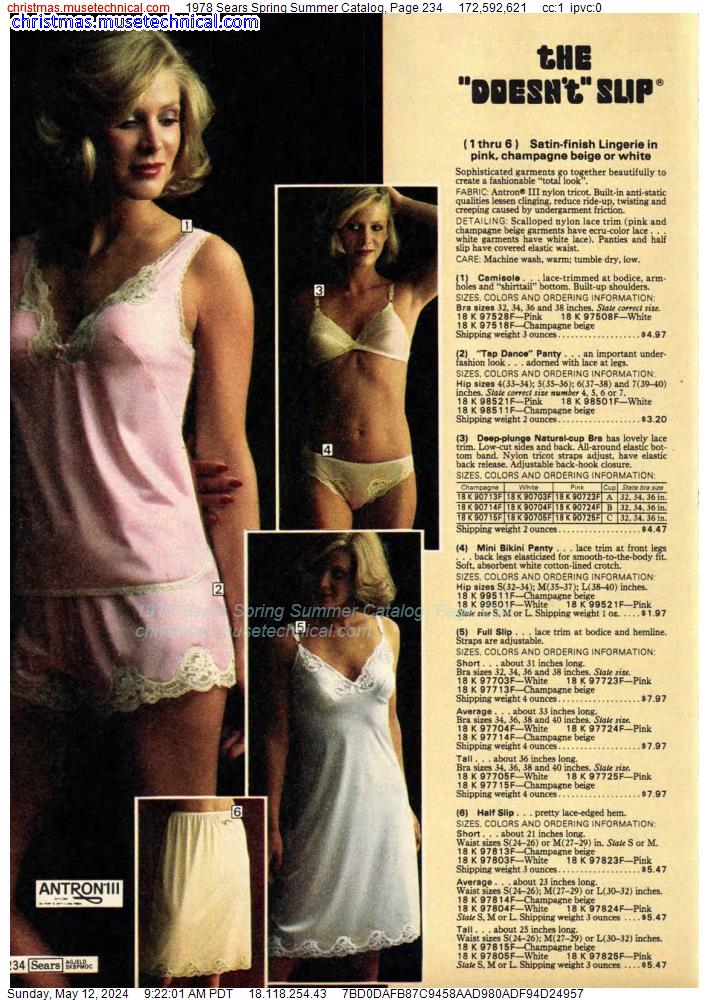 1978 Sears Spring Summer Catalog, Page 234
