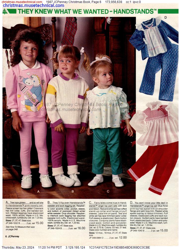 1987 JCPenney Christmas Book, Page 6