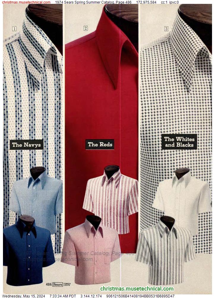 1974 Sears Spring Summer Catalog, Page 486