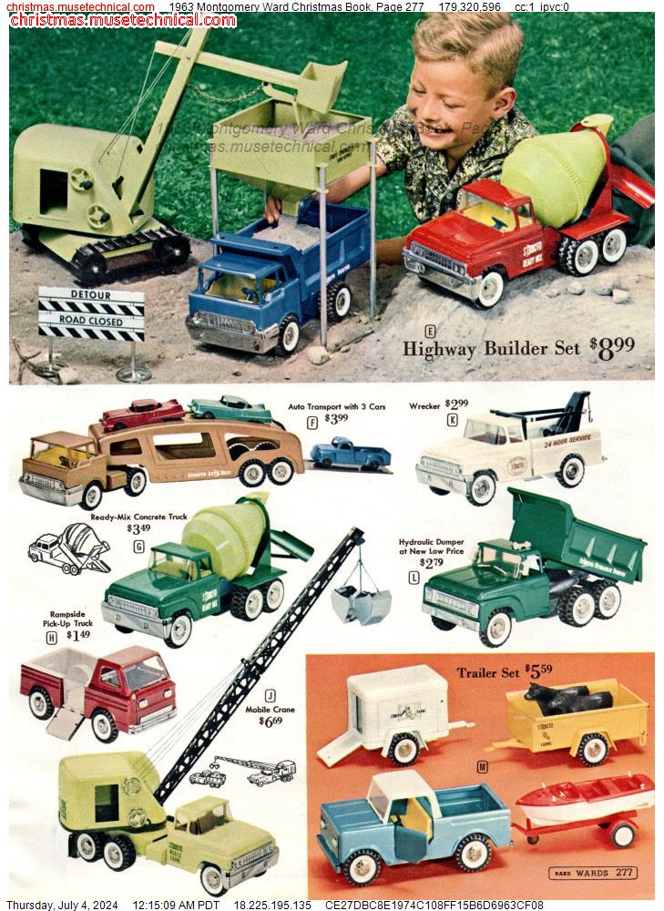 1963 Montgomery Ward Christmas Book, Page 277