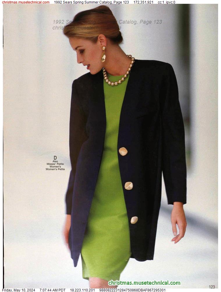 1992 Sears Spring Summer Catalog, Page 123