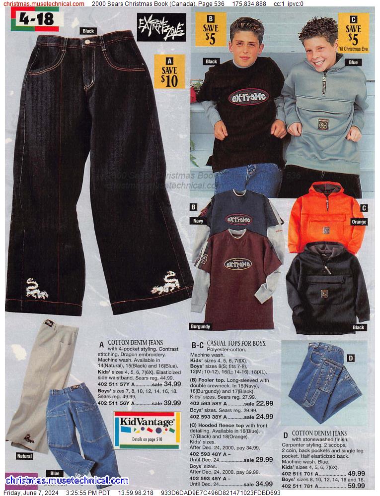 2000 Sears Christmas Book (Canada), Page 536