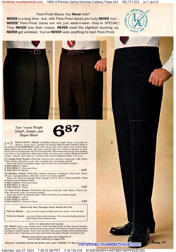 1966 JCPenney Spring Summer Catalog, Page 443