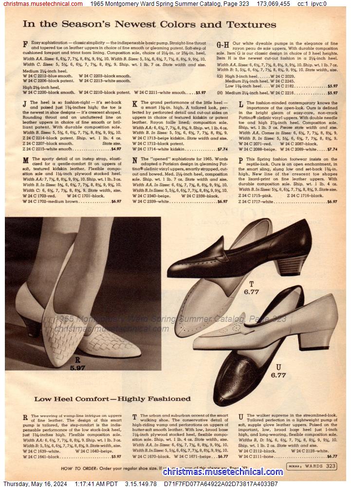 1965 Montgomery Ward Spring Summer Catalog, Page 323