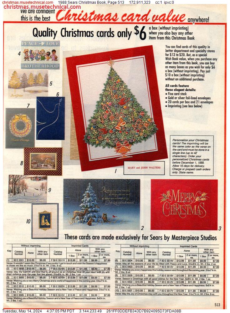 1988 Sears Christmas Book, Page 513