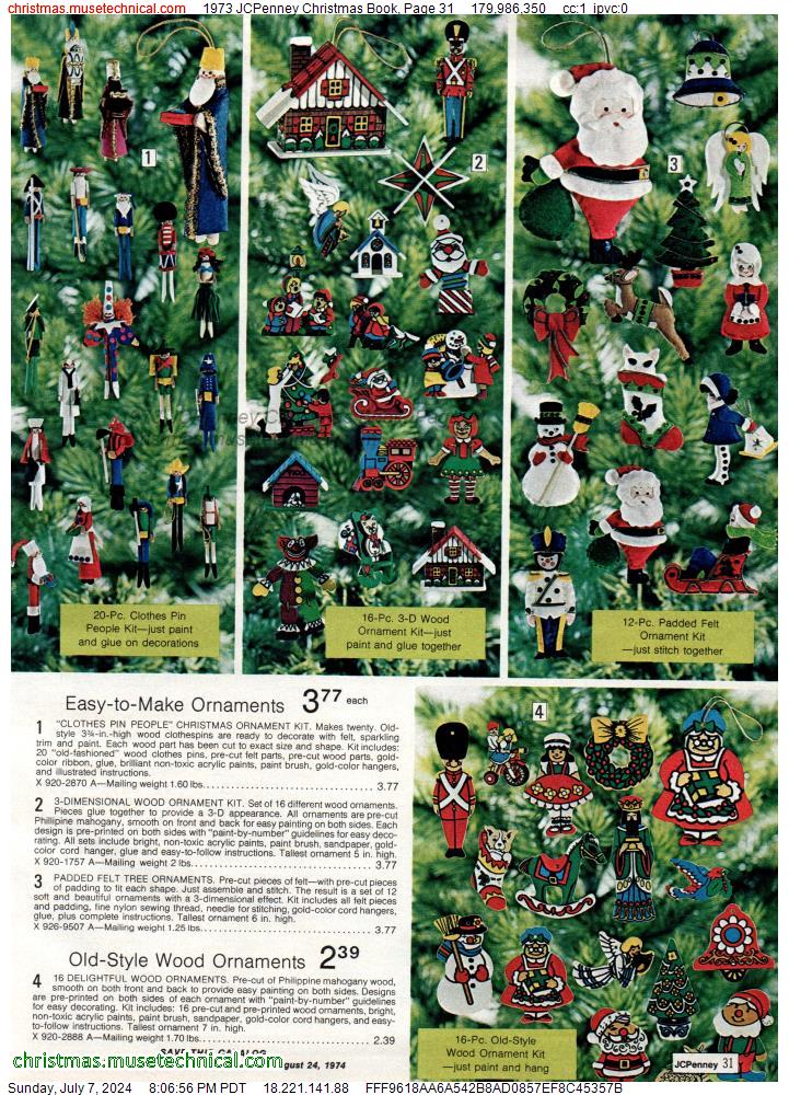 1973 JCPenney Christmas Book, Page 31