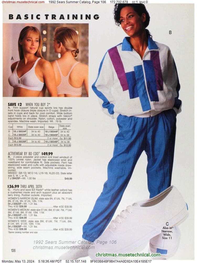 1992 Sears Summer Catalog, Page 106