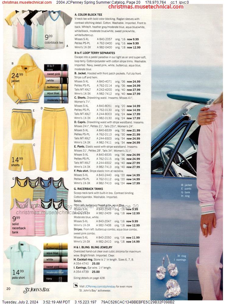 2004 JCPenney Spring Summer Catalog, Page 20