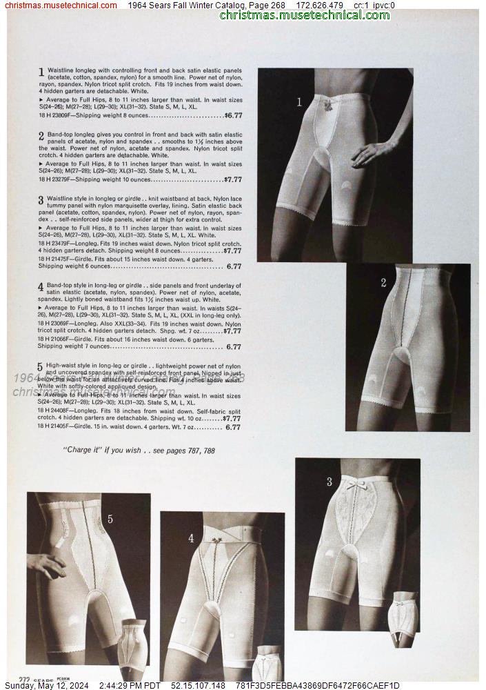 1964 Sears Fall Winter Catalog, Page 268