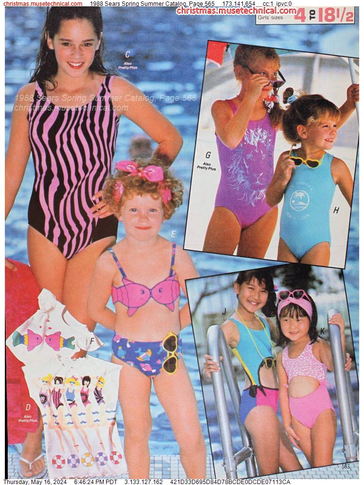 1988 Sears Spring Summer Catalog, Page 565
