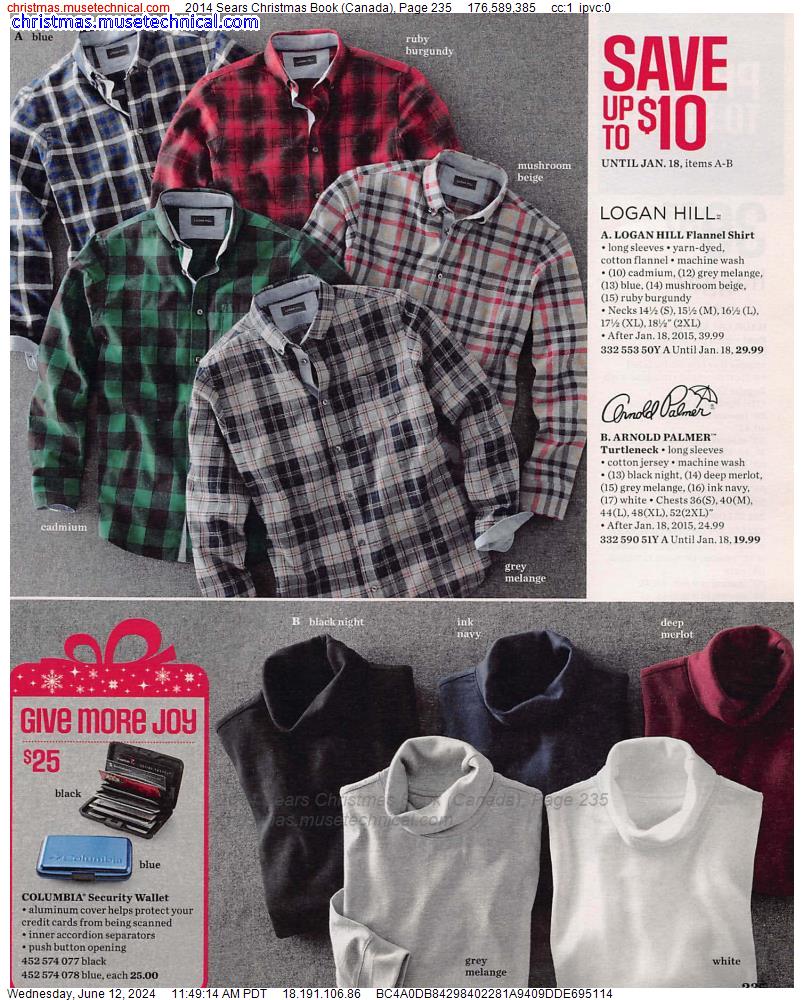 2014 Sears Christmas Book (Canada), Page 235