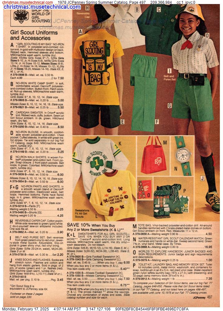 1978 JCPenney Spring Summer Catalog, Page 497