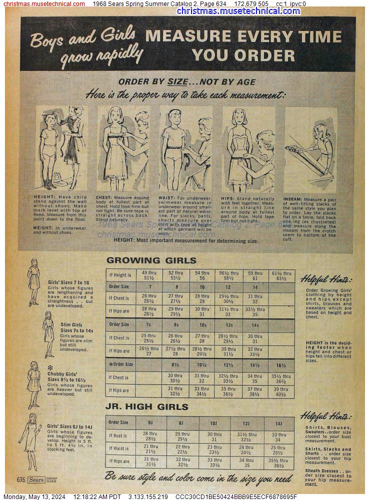 1968 Sears Spring Summer Catalog 2, Page 634