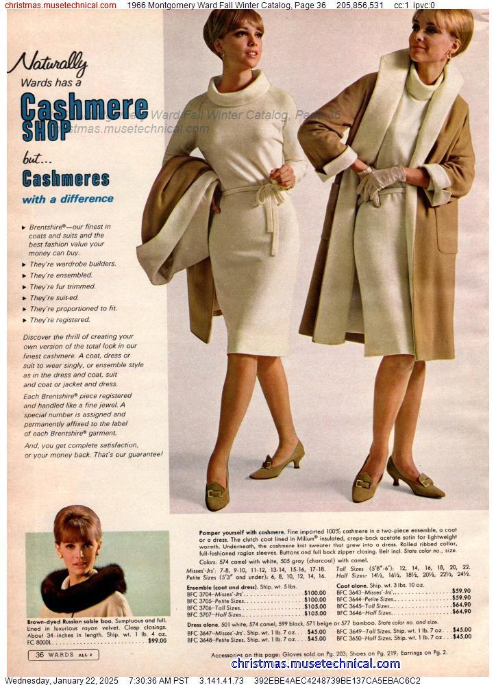 1966 Montgomery Ward Fall Winter Catalog, Page 36