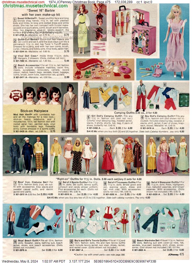 1974 JCPenney Christmas Book, Page 475