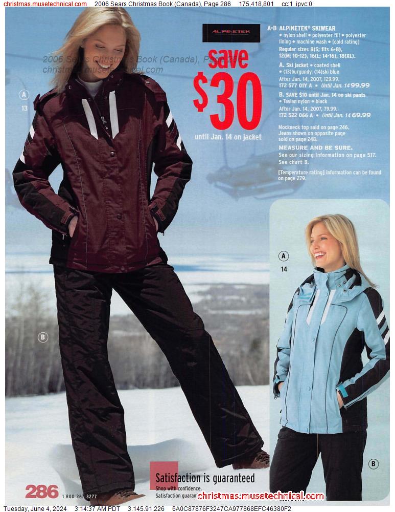 2006 Sears Christmas Book (Canada), Page 286