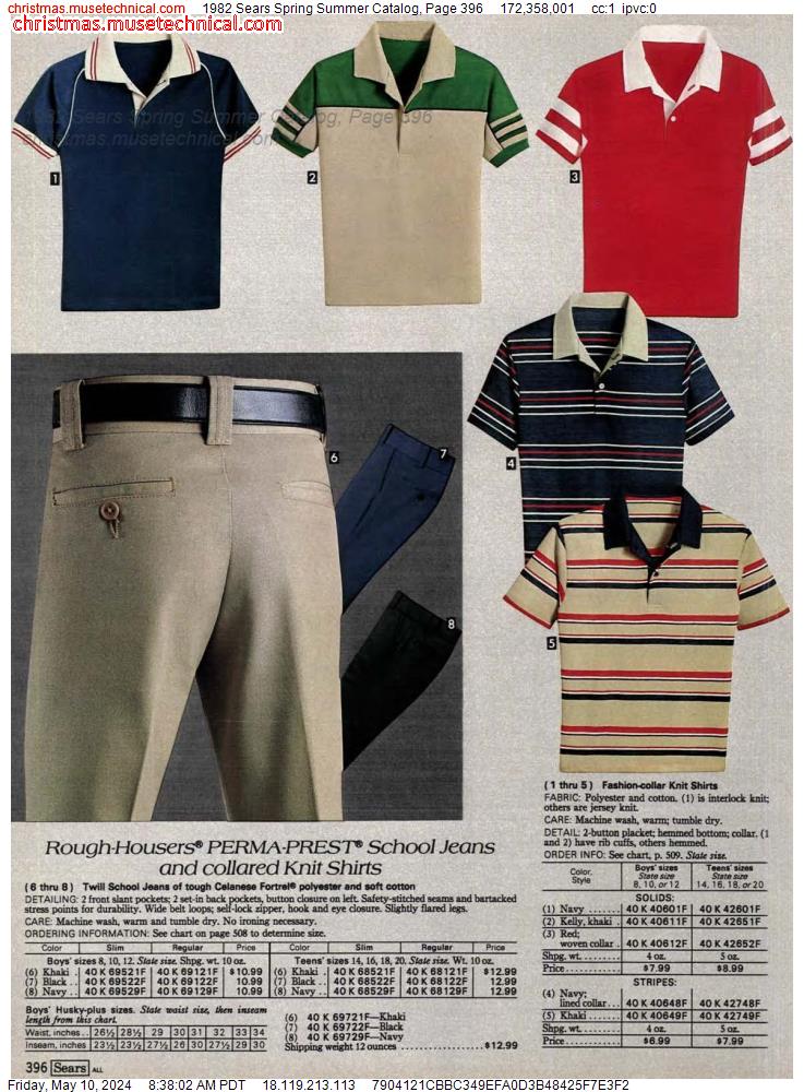 1982 Sears Spring Summer Catalog, Page 396
