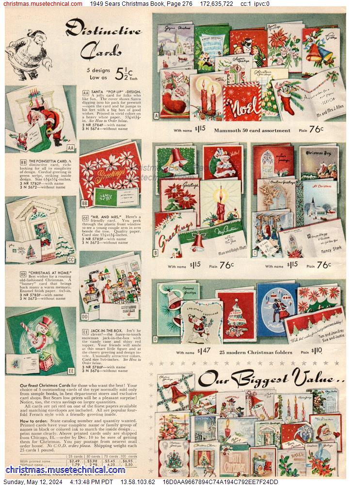 1949 Sears Christmas Book, Page 276