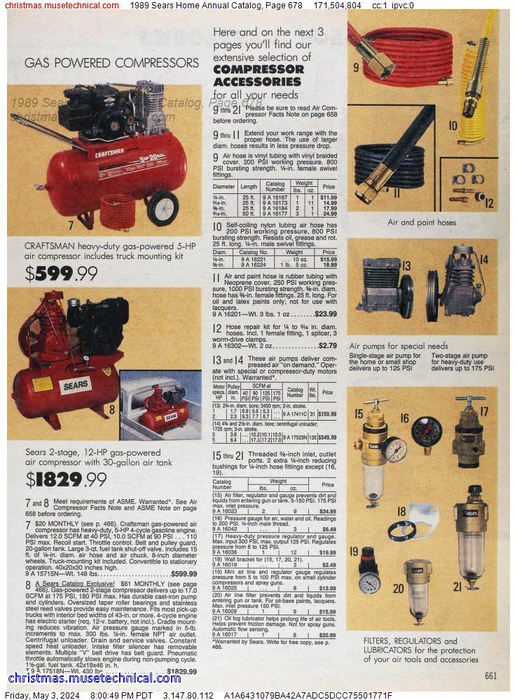 1989 Sears Home Annual Catalog, Page 678