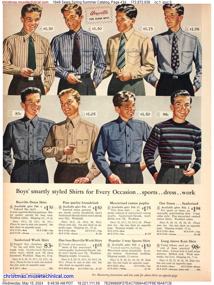 1946 Sears Spring Summer Catalog, Page 434