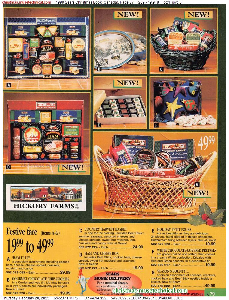 1999 Sears Christmas Book (Canada), Page 87