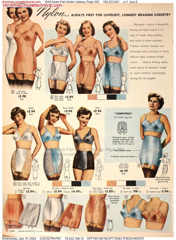 1949 Sears Fall Winter Catalog, Page 350