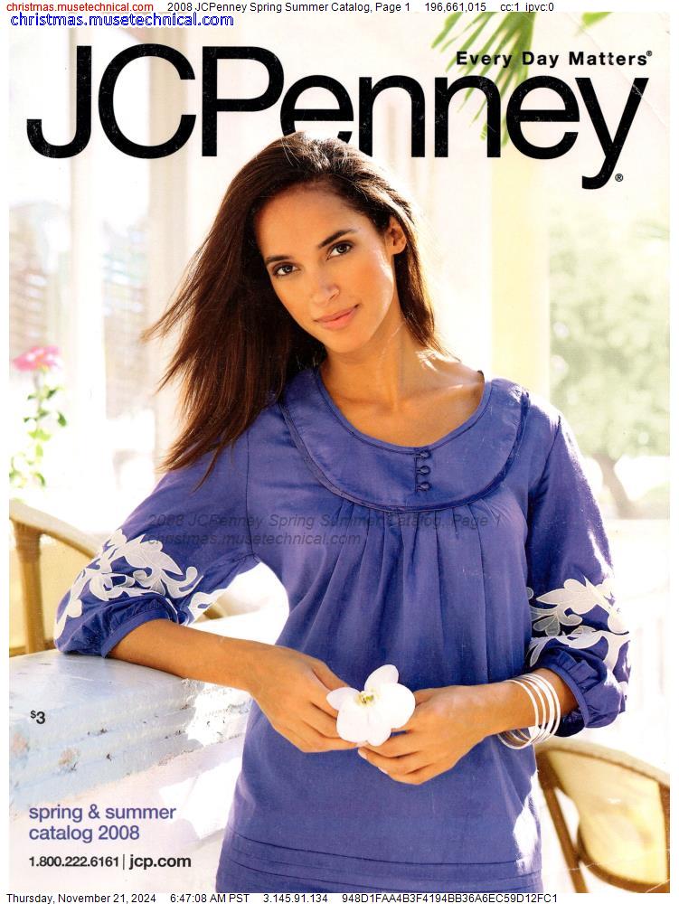 2008 JCPenney Spring Summer Catalog, Page 1