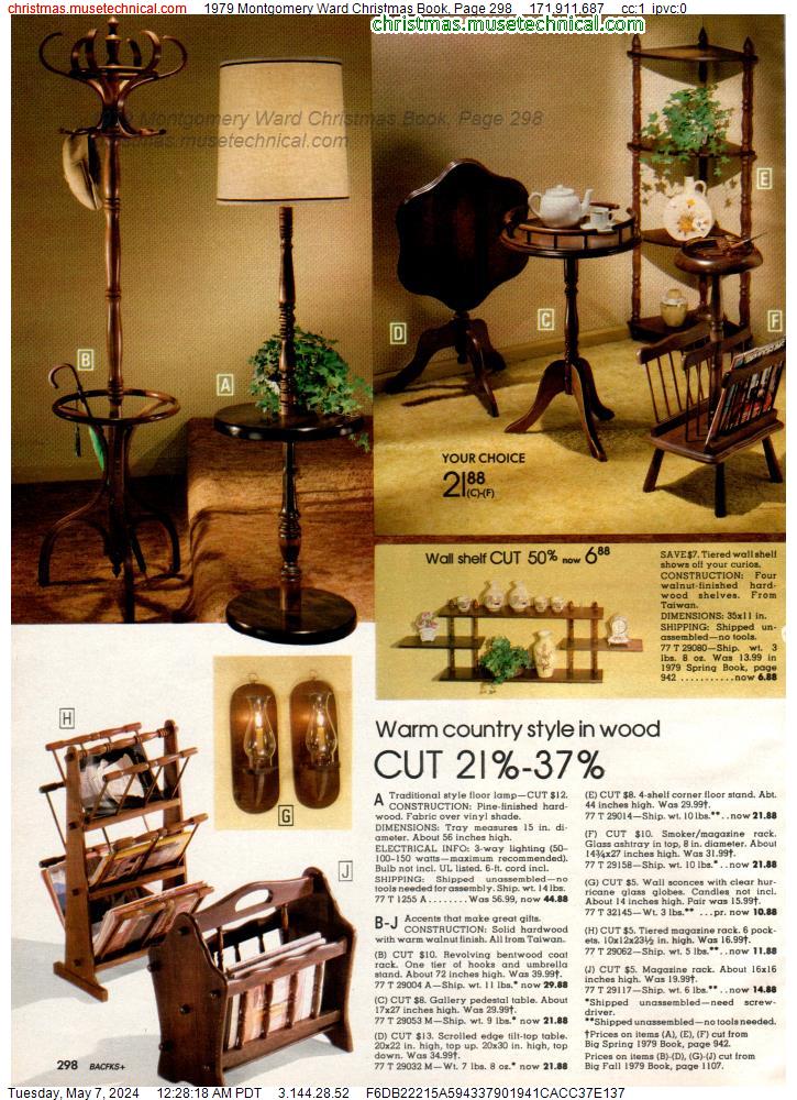 1979 Montgomery Ward Christmas Book, Page 298
