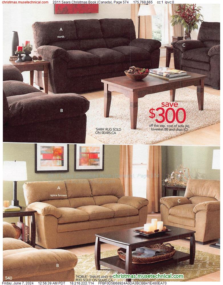 2011 Sears Christmas Book (Canada), Page 574