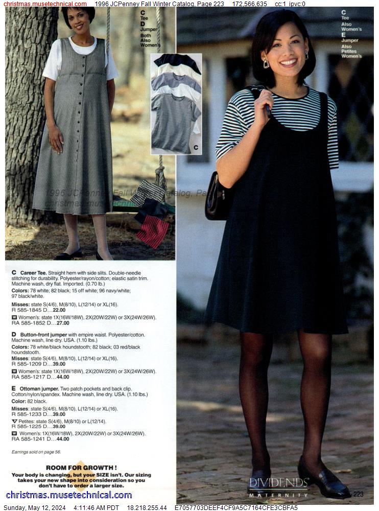 1996 JCPenney Fall Winter Catalog, Page 223