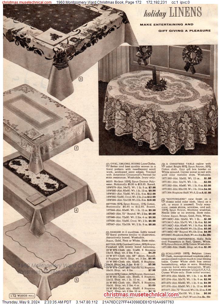 1960 Montgomery Ward Christmas Book, Page 172