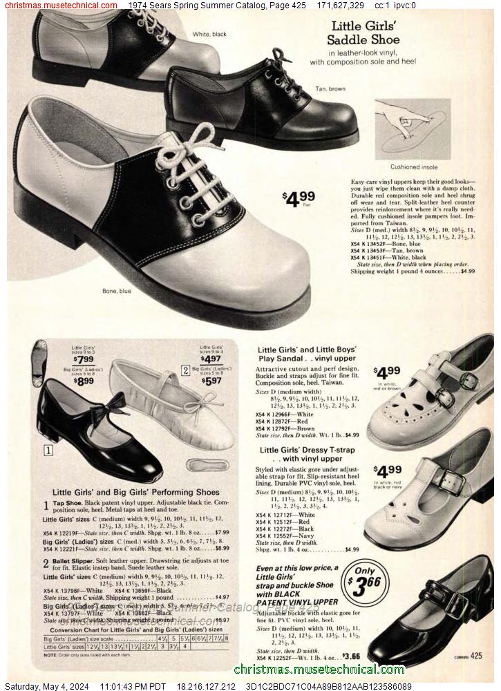 1974 Sears Spring Summer Catalog, Page 425