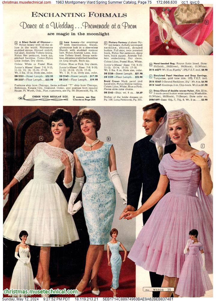 1963 Montgomery Ward Spring Summer Catalog, Page 75