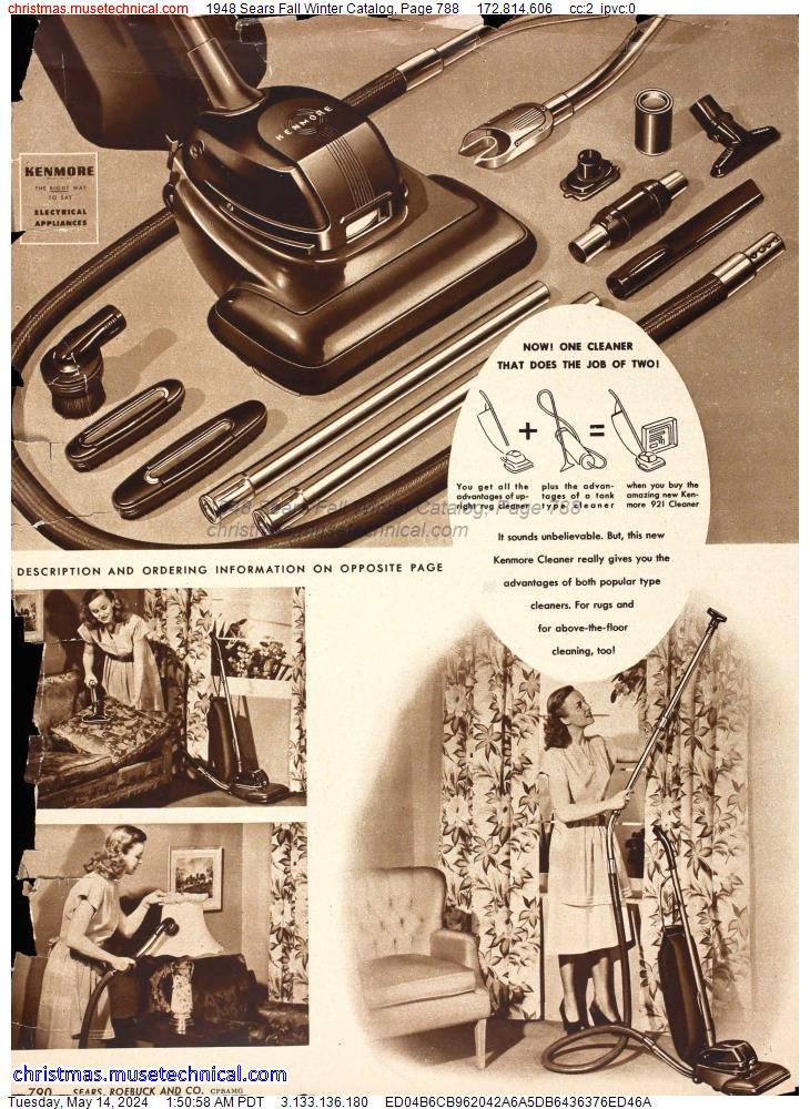 1948 Sears Fall Winter Catalog, Page 788
