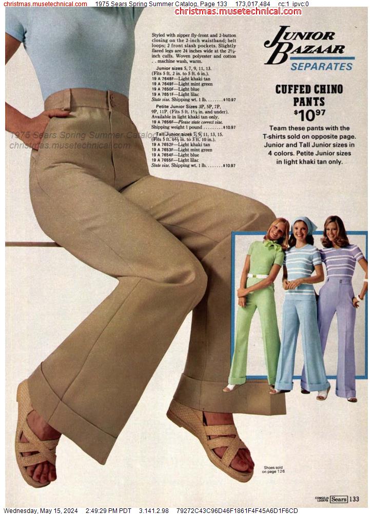 1975 Sears Spring Summer Catalog, Page 133