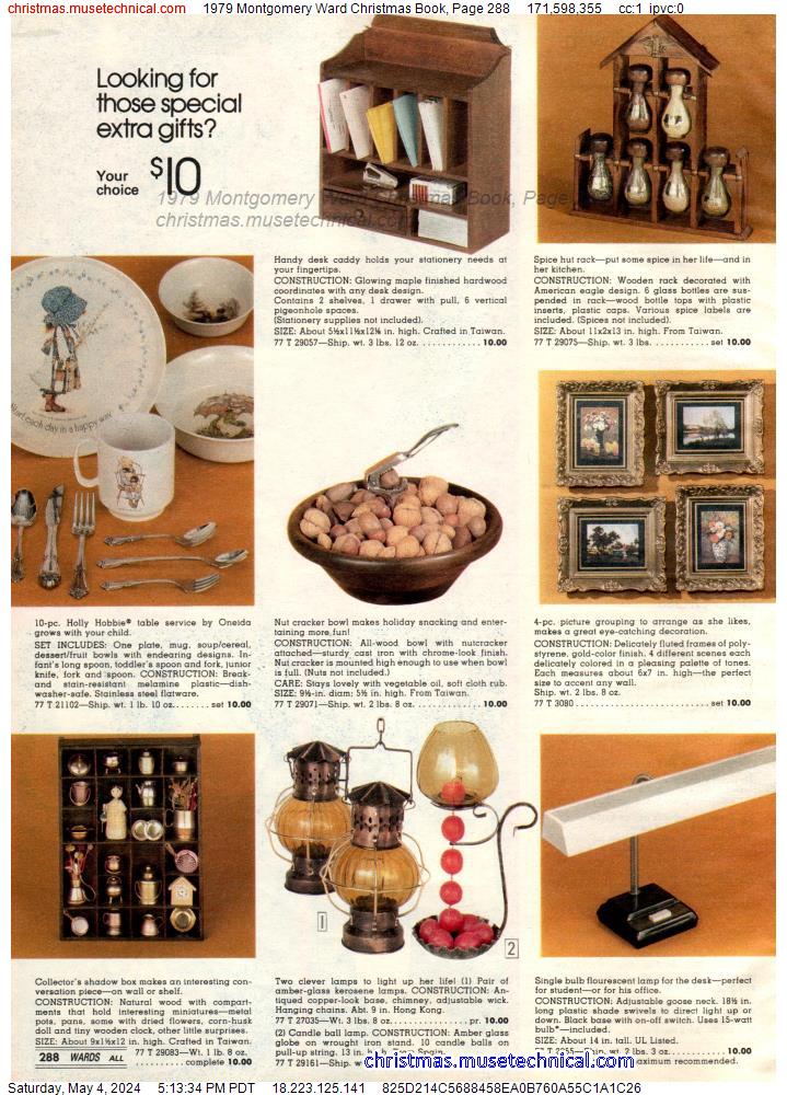 1979 Montgomery Ward Christmas Book, Page 288