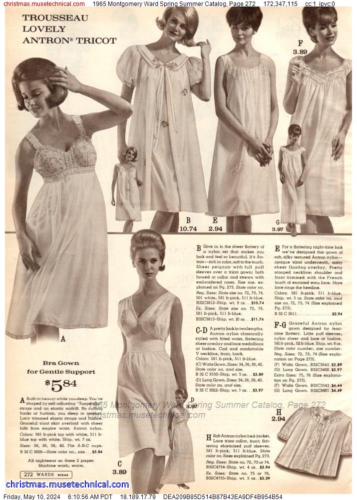 1965 Montgomery Ward Spring Summer Catalog, Page 272