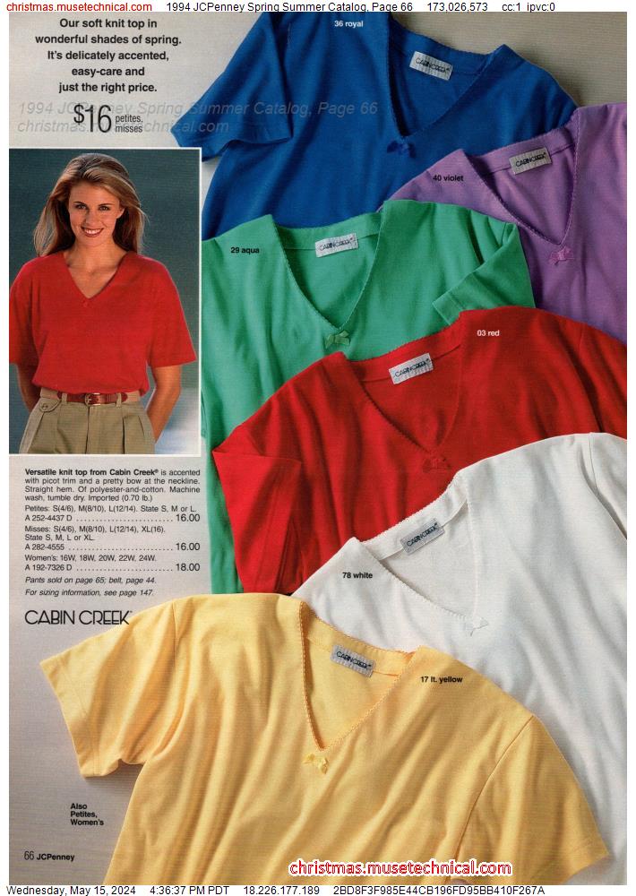 1994 JCPenney Spring Summer Catalog, Page 66
