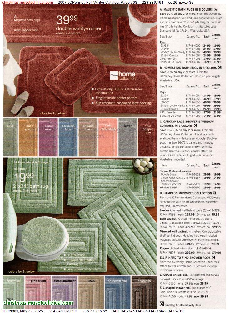 2007 JCPenney Fall Winter Catalog, Page 708
