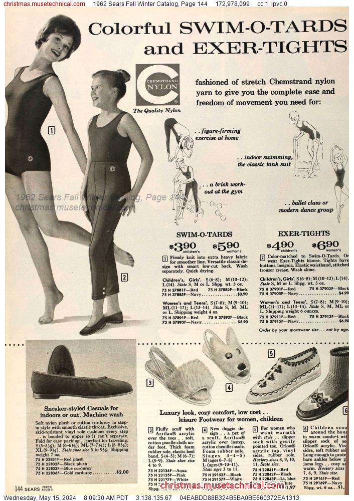 1962 Sears Fall Winter Catalog, Page 144