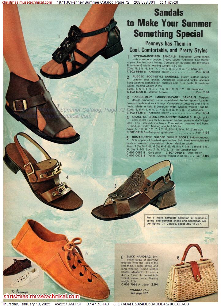 1971 JCPenney Summer Catalog, Page 72