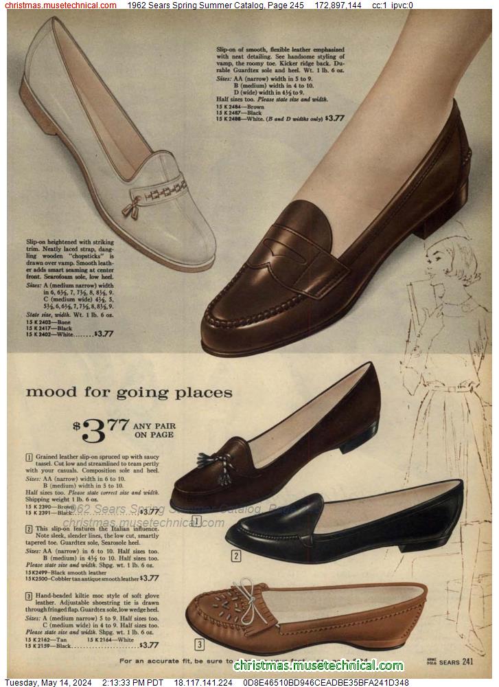 1962 Sears Spring Summer Catalog, Page 245