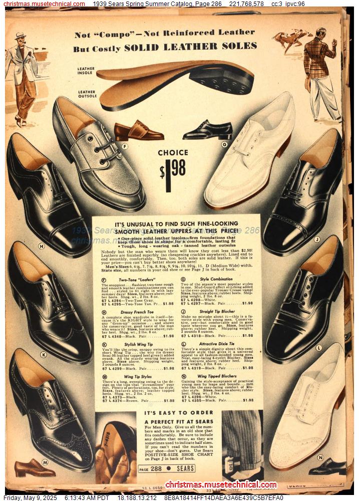 1939 Sears Spring Summer Catalog, Page 286