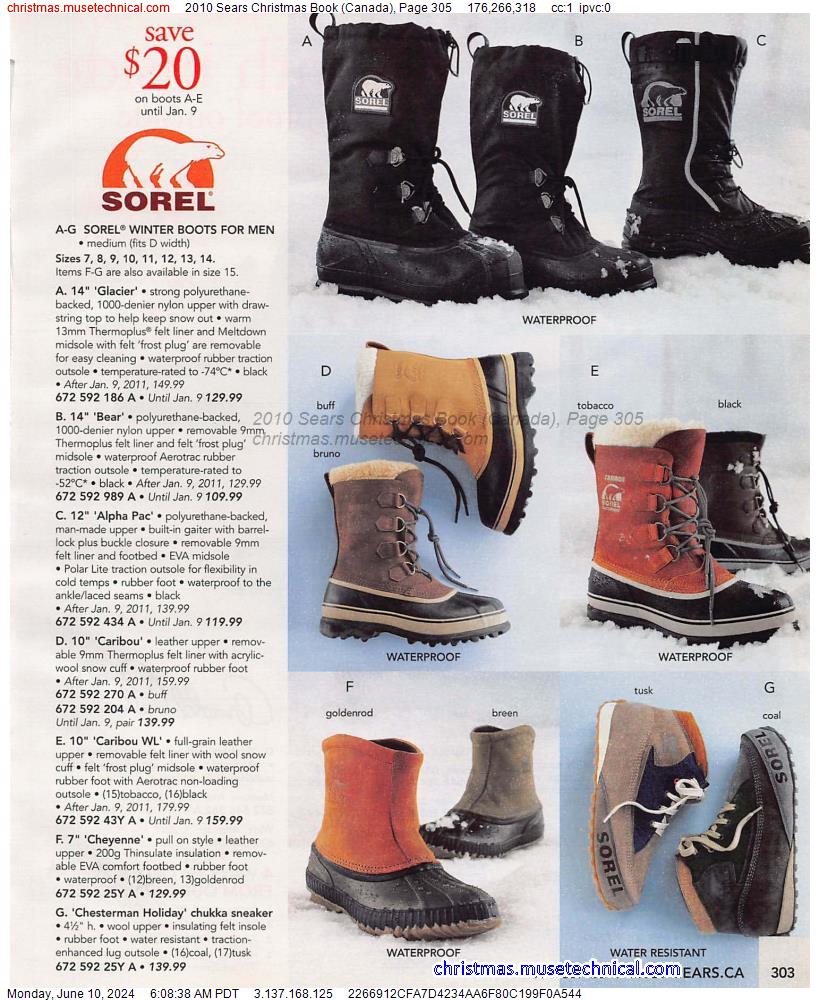 2010 Sears Christmas Book (Canada), Page 305