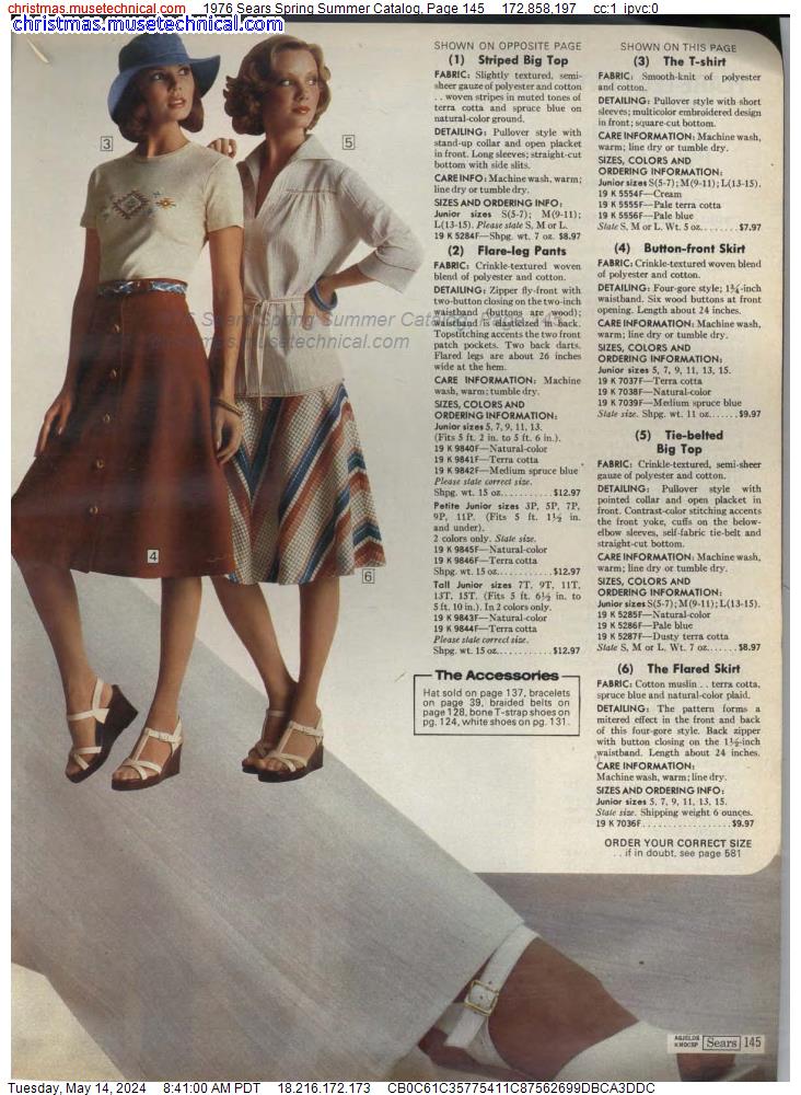 1976 Sears Spring Summer Catalog, Page 145
