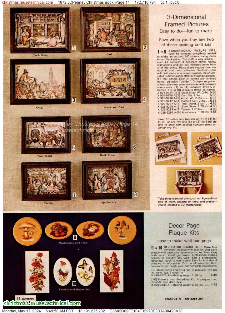 1972 JCPenney Christmas Book, Page 14