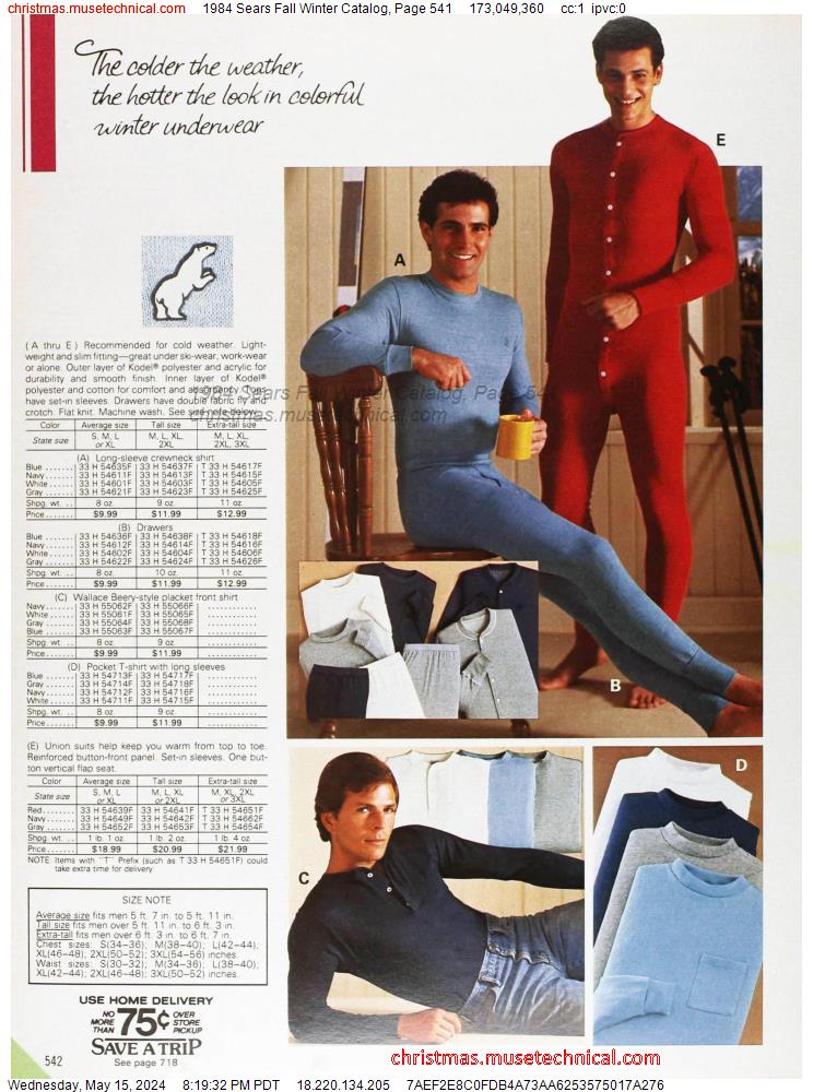 1984 Sears Fall Winter Catalog, Page 541